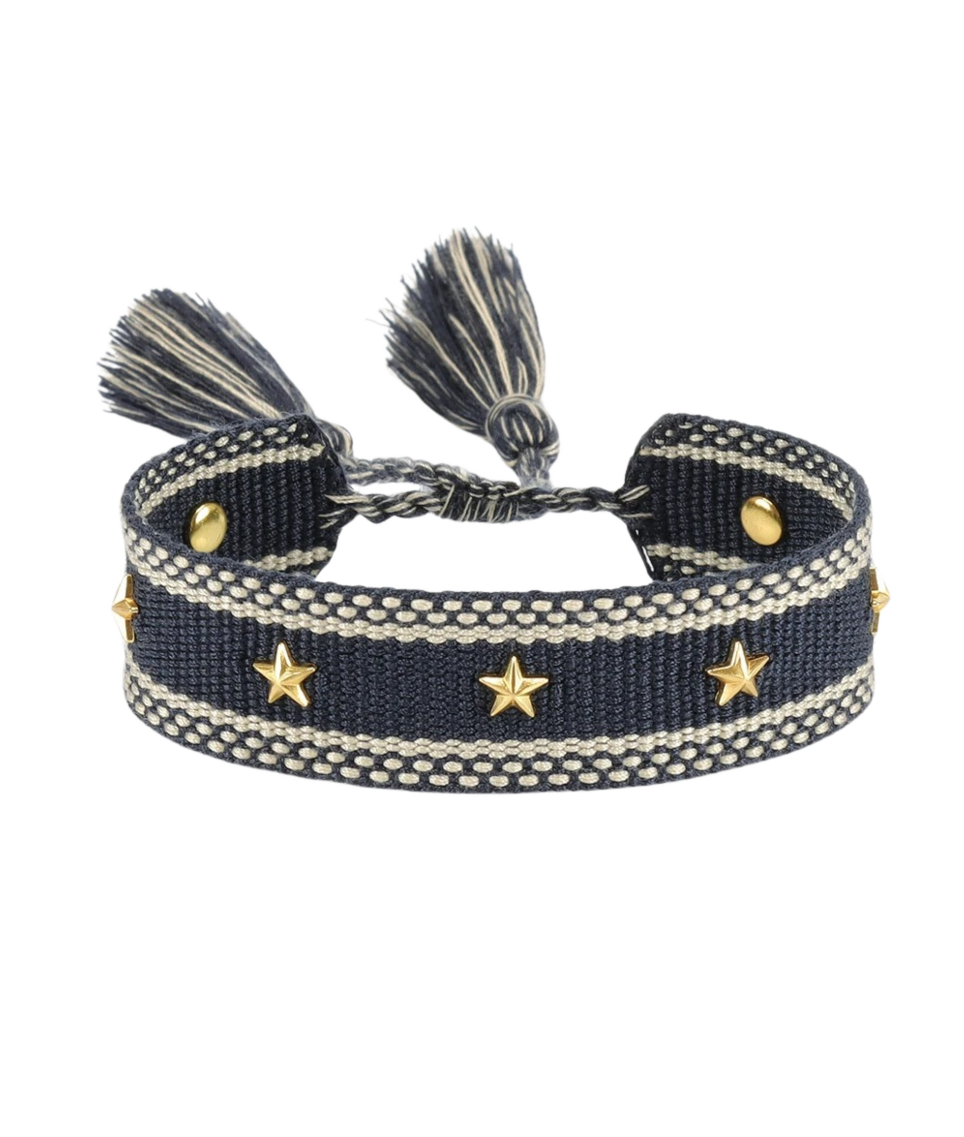 Stickat Armband Stjärna