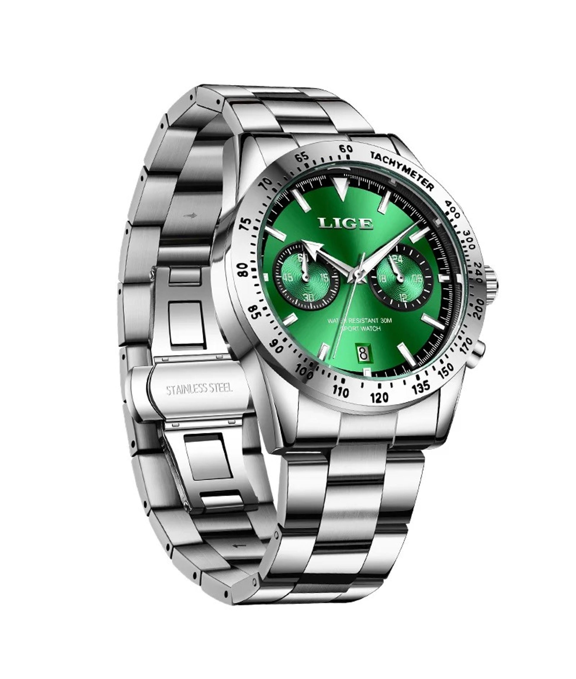 Herrklocka i rostfritt stål – LIGE LG89140