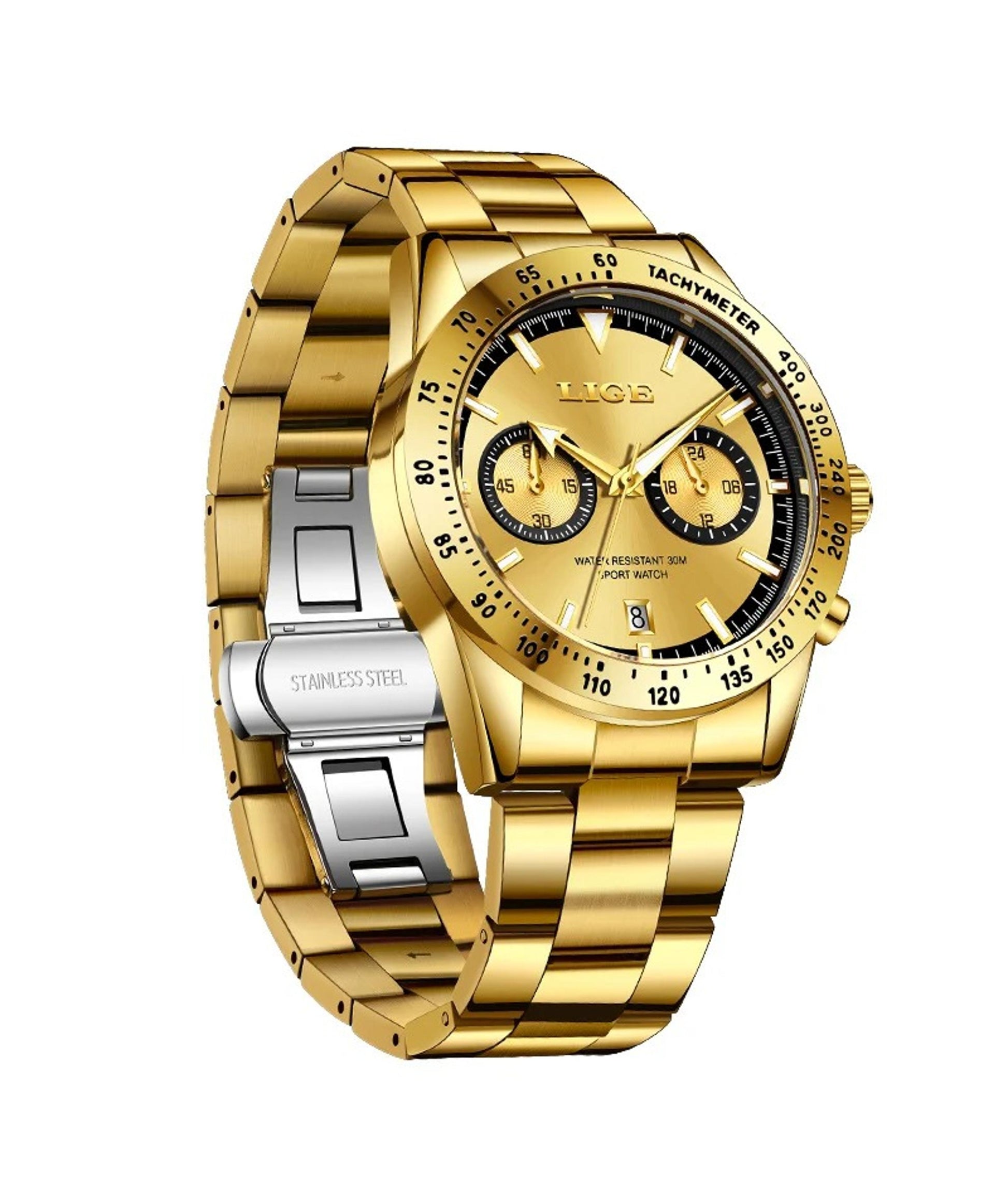 Herrklocka i rostfritt stål – LIGE LG89140