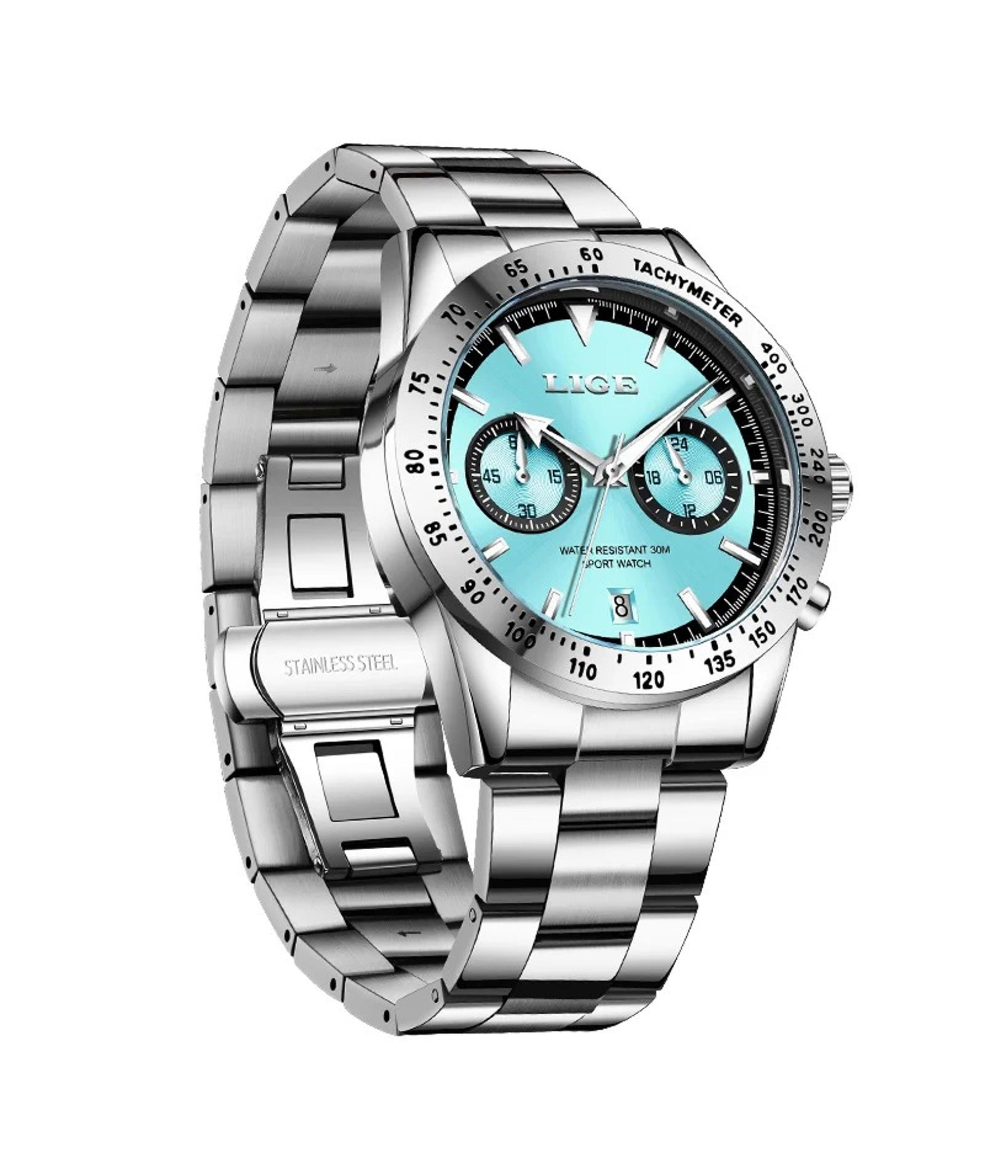 Herrklocka i rostfritt stål – LIGE LG89140